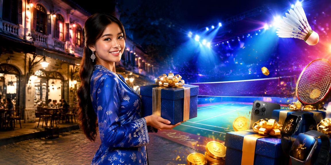 Pemain wanita berbaju kurung menikmati pengalaman pertaruhan kasino di Ipoh Malaysia