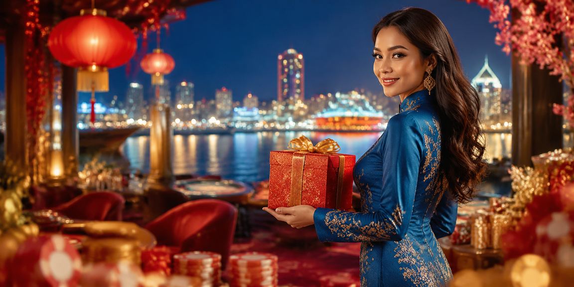 Suasana pertaruhan dalam talian yang mesra pengguna Malaysia dengan pakaian tradisional baju kurung